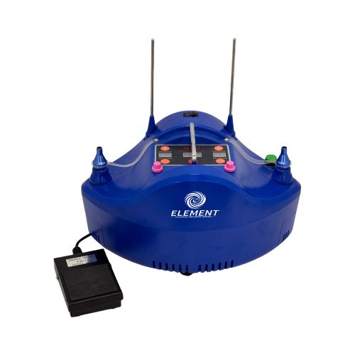 CYCLONE - Digital Precision Inflator with Double Stuffing Tools - Blue